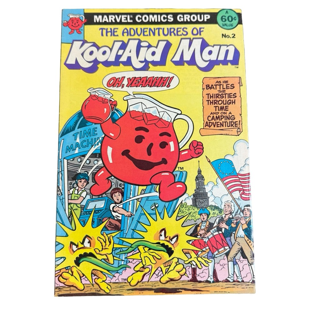 Marvel Comics The Adventures of Kool-Aid Man No 2 1984‎ Thirsties Time Machine